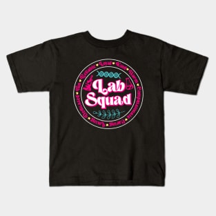 Pink Retro Lab Squad 2024 Kids T-Shirt